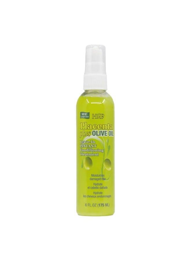 Placenta Plus Olive Oil Leave-in Instant Conditioning Treatment 6oz (Packaging may vary)