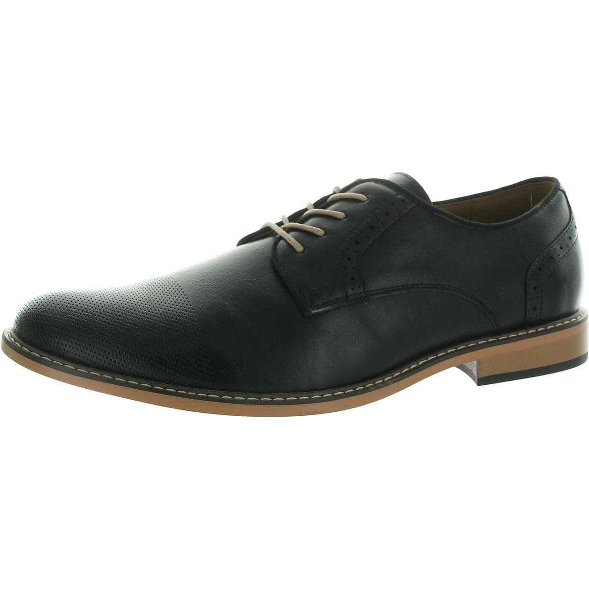 Madden Mens MBobby Leather LaceUp Oxford Black 95 M