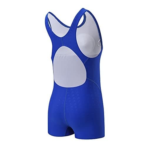 J.E Sterguard Athletic Girls' One Piece Swimsuit, Girls Bathing Suits,Competition Blue Girl Swimsuits Size 10-12 1880Q