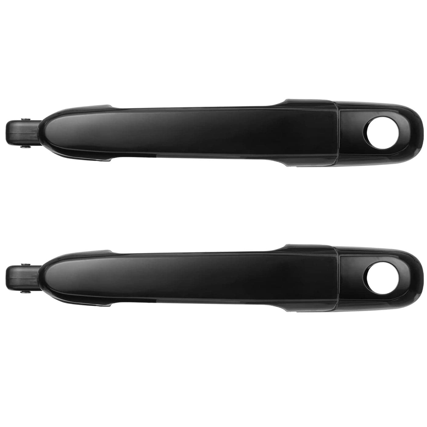 Lcyolada Pair of Exterior Door Handles Front Drive Passenger Side for Hyundai Accent 2006 2007 2008 2009 2010 2011 Replaces 80700 80699 826601E050Black