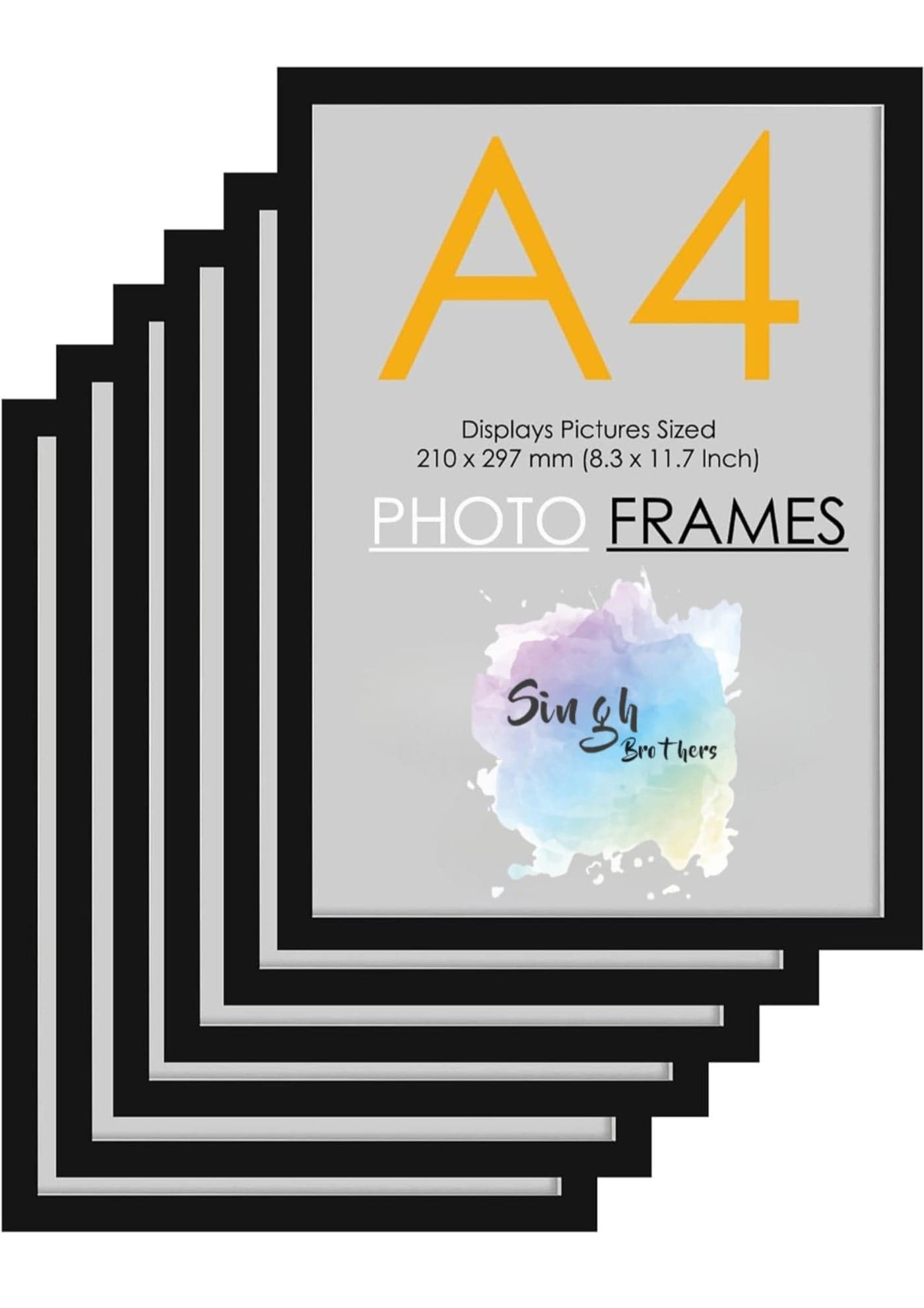 Wood Personalized, Customized Gift Best Friends Reel Photo Collage gift for Friends, BFF with Frame, Birthday Gift,Anniversary Gift Wall (Black, 1 Photo Frame, 10 x 14 inch with Frame) (6)