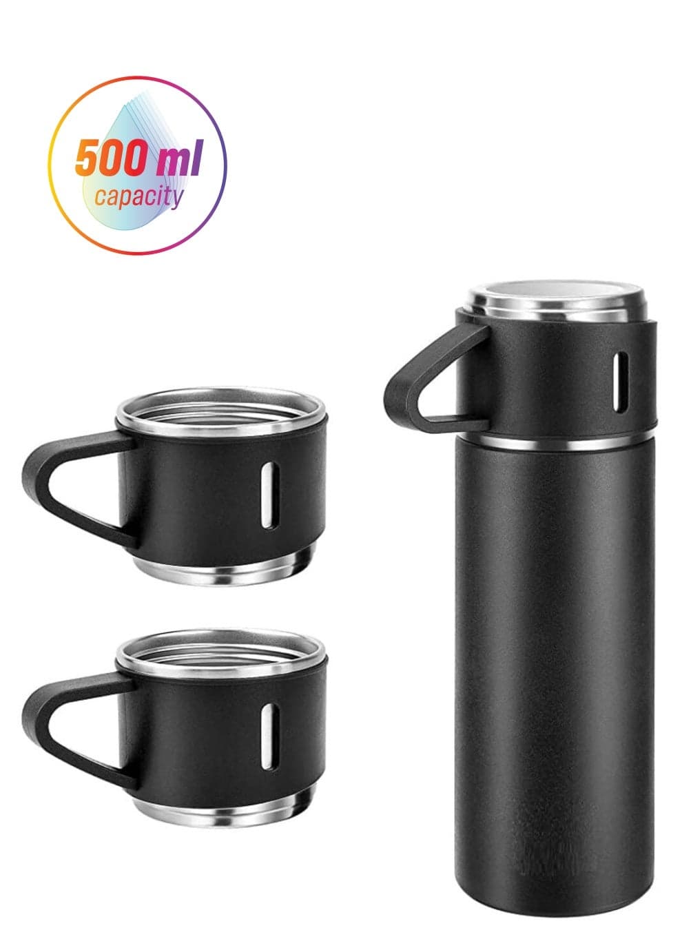Stainless Steel Water Bottle Set Business Gift Travel Vacuum Flask Double-layer Business gift coffee cup 304 stainless steel