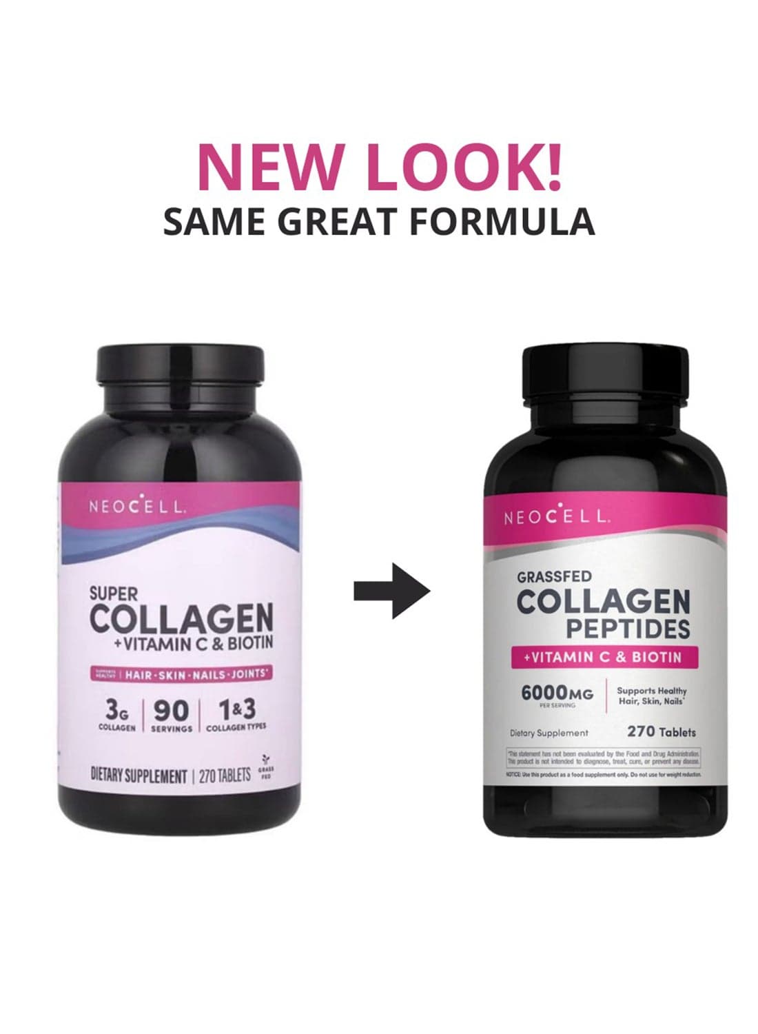 Super Collagen, + Vitamin C & Biotin, 270 Tablets