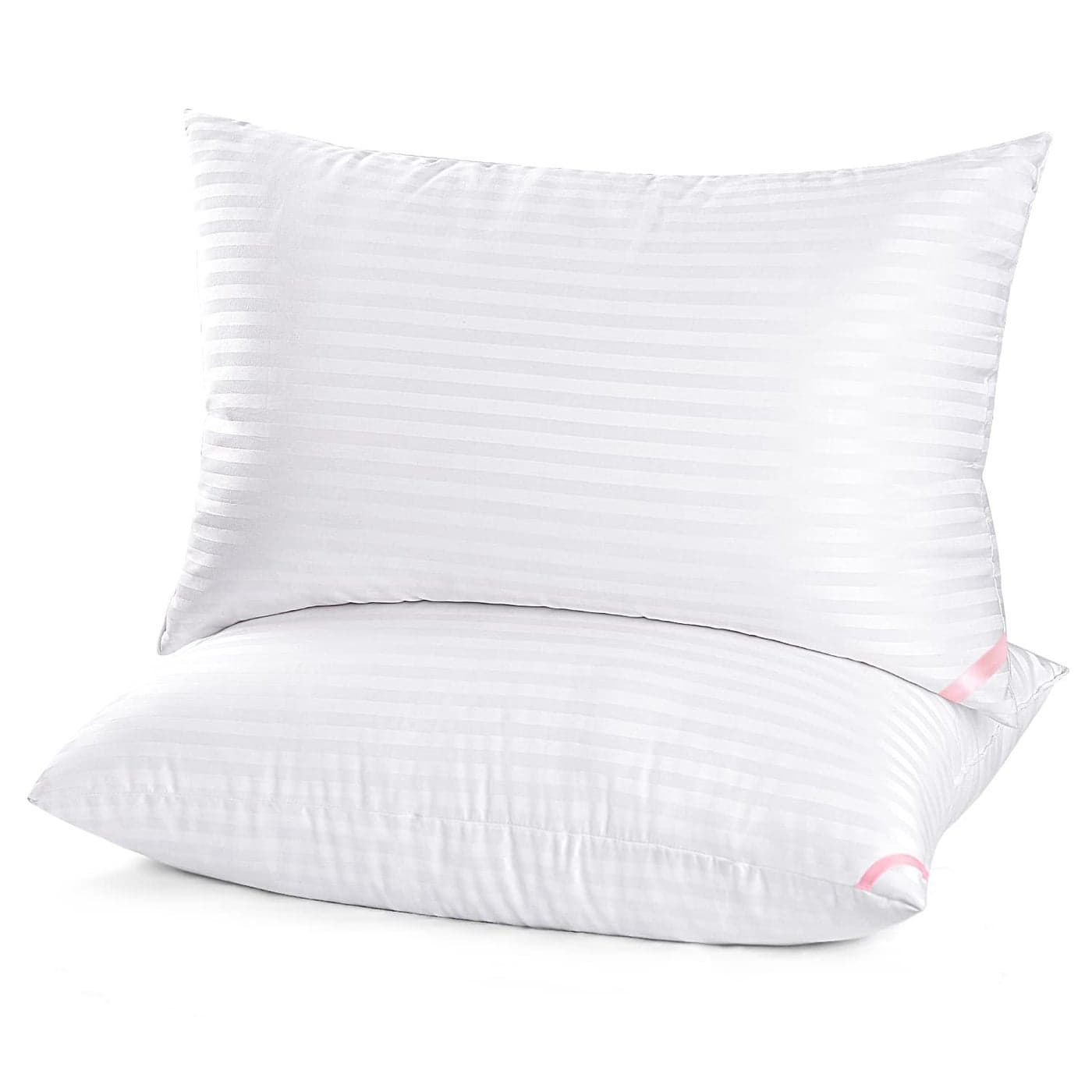 EIUE Hotel Collection Bed Pillows for Sleeping 2 Pack Standard SizePillows for Side and Back SleepersSuper Soft Down Alternative Microfiber Filled Pillows20 x 26 Inches