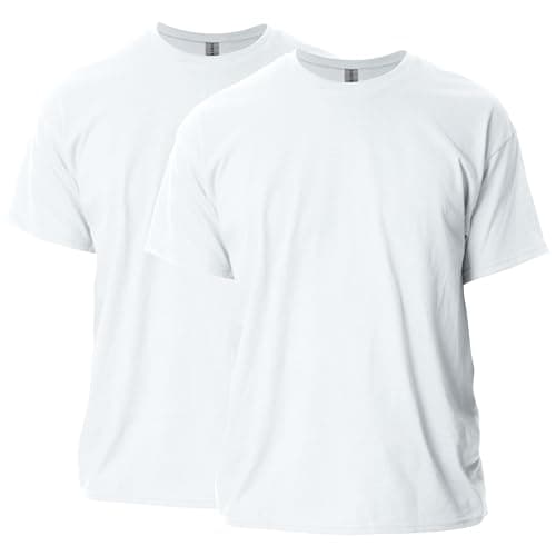 Gildan Adult Ultra Cotton T-Shirt, Style G2000, Multipack, White (2-Pack), X-Large