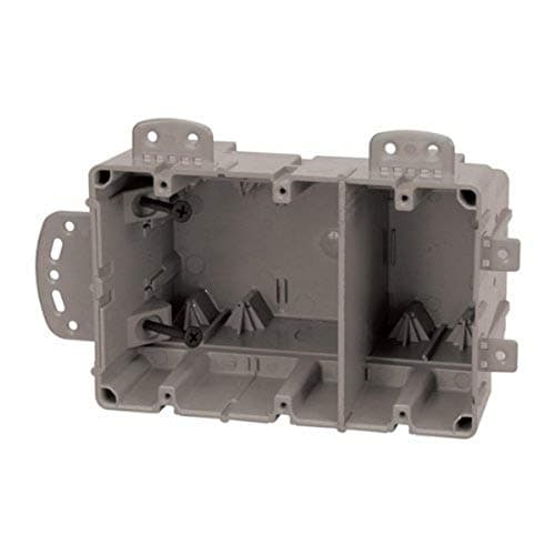Southwire MSBMMT3G 3 Gang Multi Mount Device Box with Depth Adjustable; Heavy Duty 42lb; Gray
