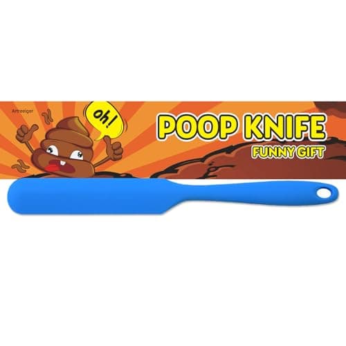 Poop Knife Funny Gag Gifts Poop Cutter Knife Prank Practical Joke Toys for White Elephant Gift Exchange Christmas Stocking Stuffers Birthday Party Toilet Fun Gadgets Poop Stick Weird Gifts