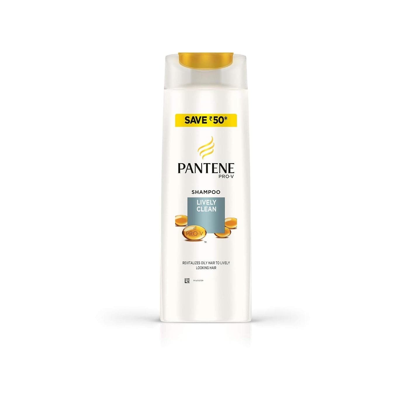 Pantene Lively Clean Shampoo 400ml Save 50