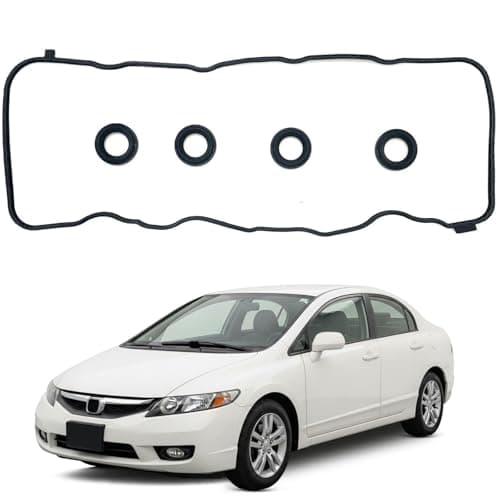 KERAIDMOTO VS50741R Engine Valve Cover Gasket Set Compatible with 18L 20062015 Honda Civic 20162017 Honda HRV 18L 20132015 Acura ILX 20L 2007 2008 2009 2010 2011 2012 2014 VS50563 VS 50741 R