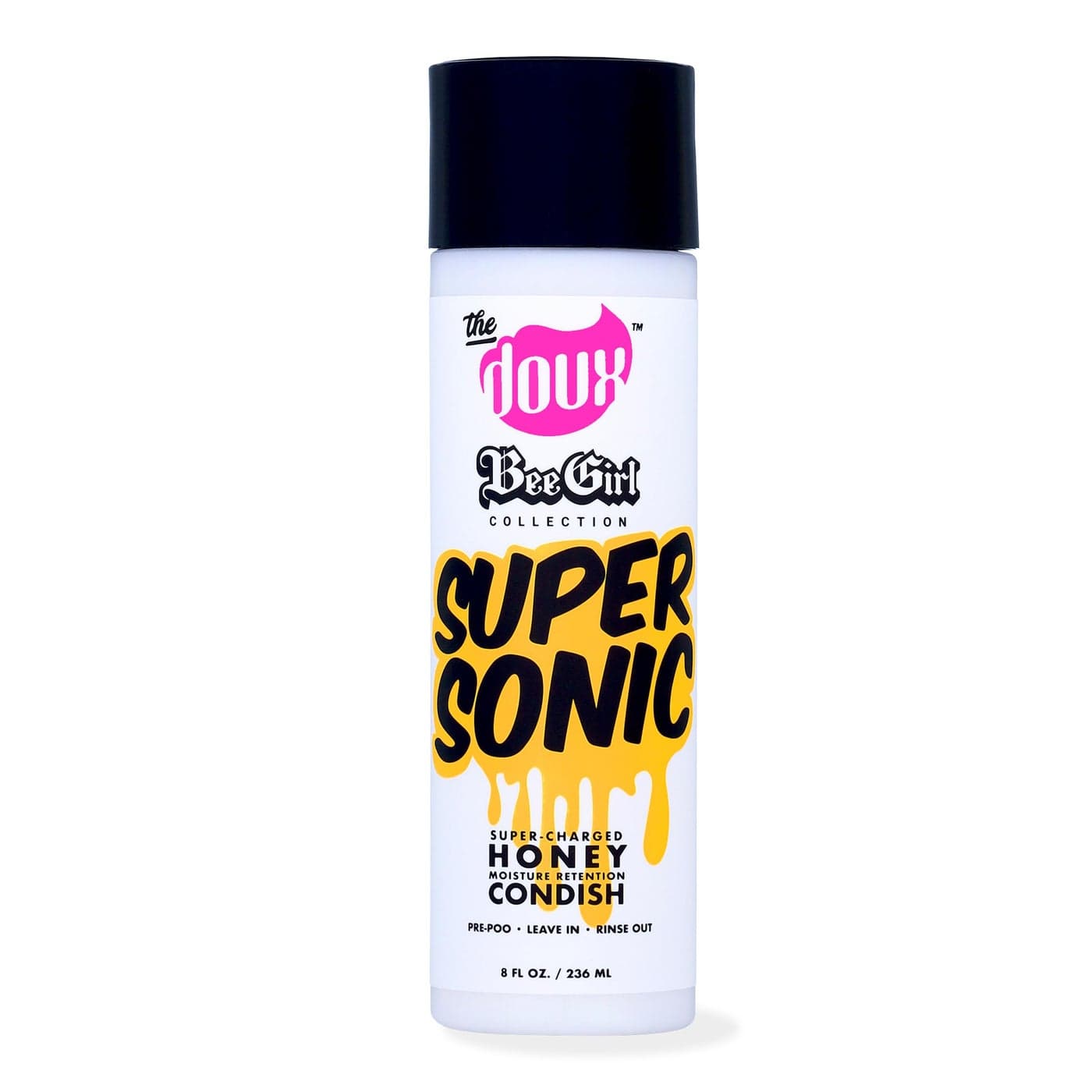 The Doux Supersonic Honey Condish 3in1 Conditioner for Curly Hair LeaveIn RinseOut PrePoo Detangler with Aloe Honey Amino Acids Moisturizing Conditioner for All Curl Types
