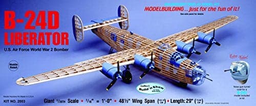 Guillow's Consolidated B-24D Liberator Model Kit, Small