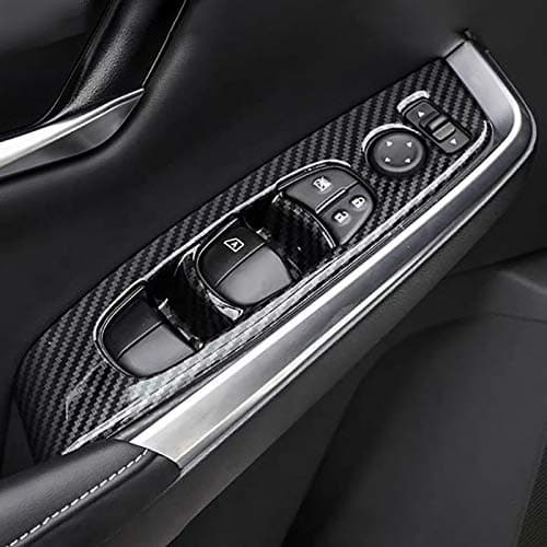 Carbon Fiber Print Interior Trim Door Armrest Window Switch for Nissan Sentra 2020 2021 2022 2023 2024 2025 Carbon Fiber Print Window Switch
