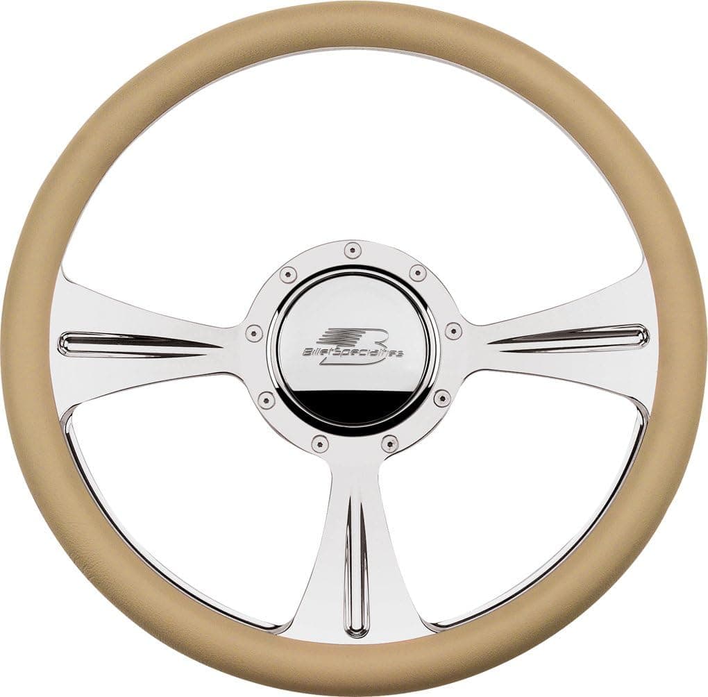 Billet Specialties 30935 14" GTX01 Half Wrap Billet Steering Wheel