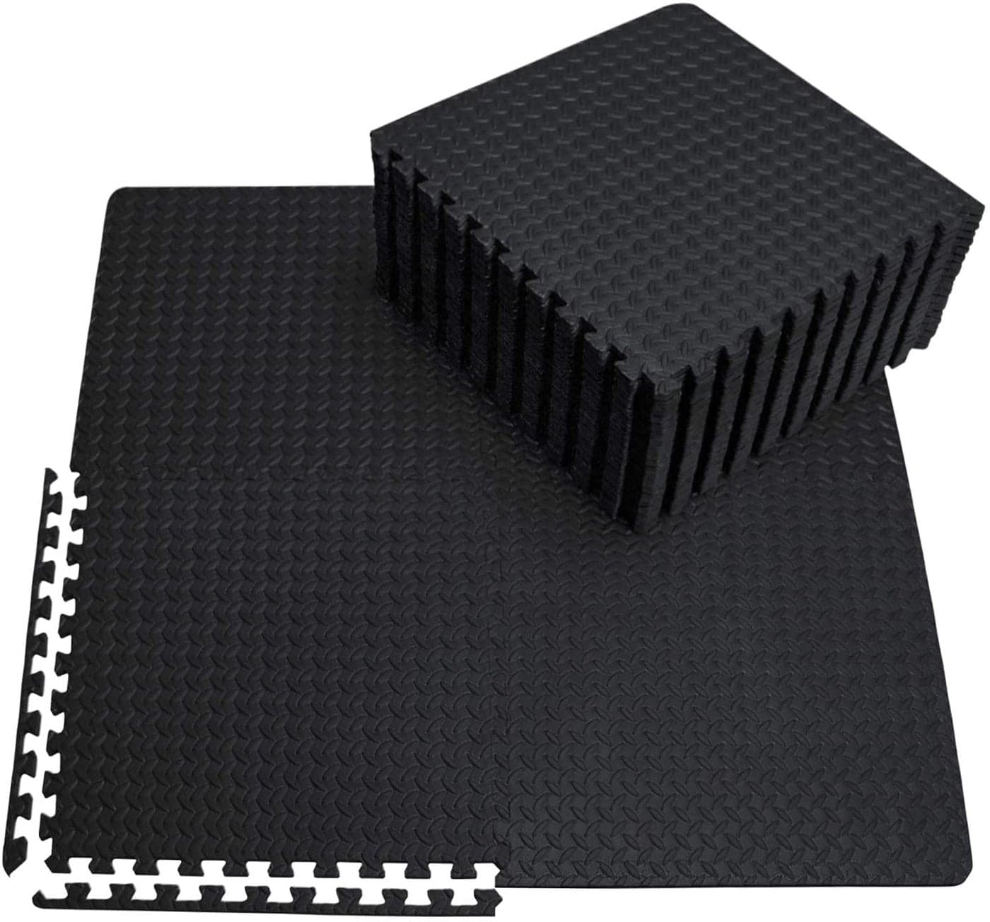 SIGNATRON 4Pc - 16 SqFt - Puzzle Flooring || Kids Interlocking Play mat || Shop Floor Mat || Kitchen Floor Mat || Pet Mat ||12 MM Thick