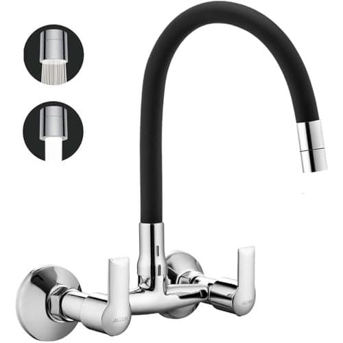 ALTON XNO5070-DF, Kitchen Sink Mixer with Flexible Swivel Spout | Kitchen Sink Tap | Kitchen Faucet | Tap for Kitchen Sink | Taps | Kitchen Mixer