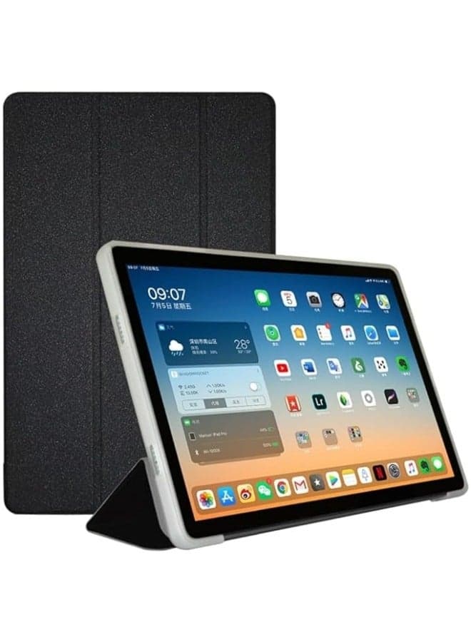 Case Compatible with TECLAST M50 Pro Tablet 10 Inch, Ultra Slim PU Leather Protective Cover Case with Auto Wake/Sleep Folding Trifold Stand Soft TPU Back Shell