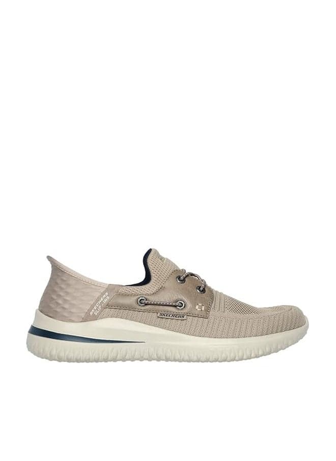 Skechers Men's Slip-ins: Delson 3.0-Roth Loafer, Taupe, 12