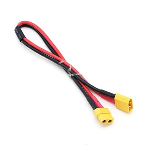 LINSYRC XT60 Extension Cable XT60 Connector Male to Female Adapter Plug with 50CM 12AWG Silicone Wire for RC Lipo Battery