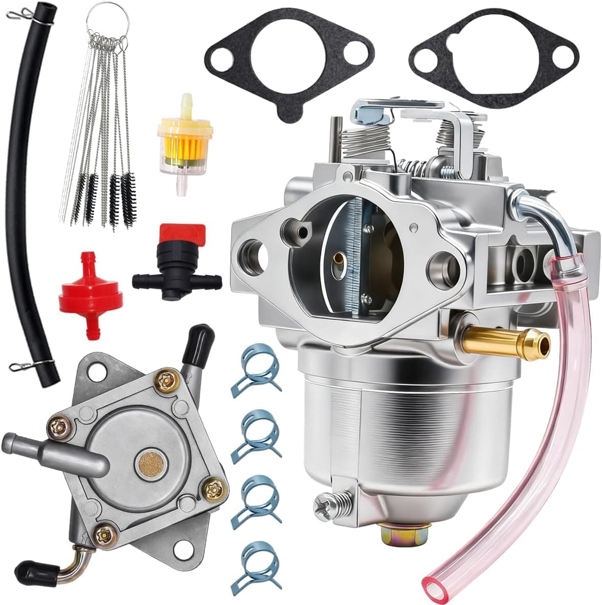 Rebuiman Carburetor with Gaskets for Kawasaki FC420V 4 Stroke Engine