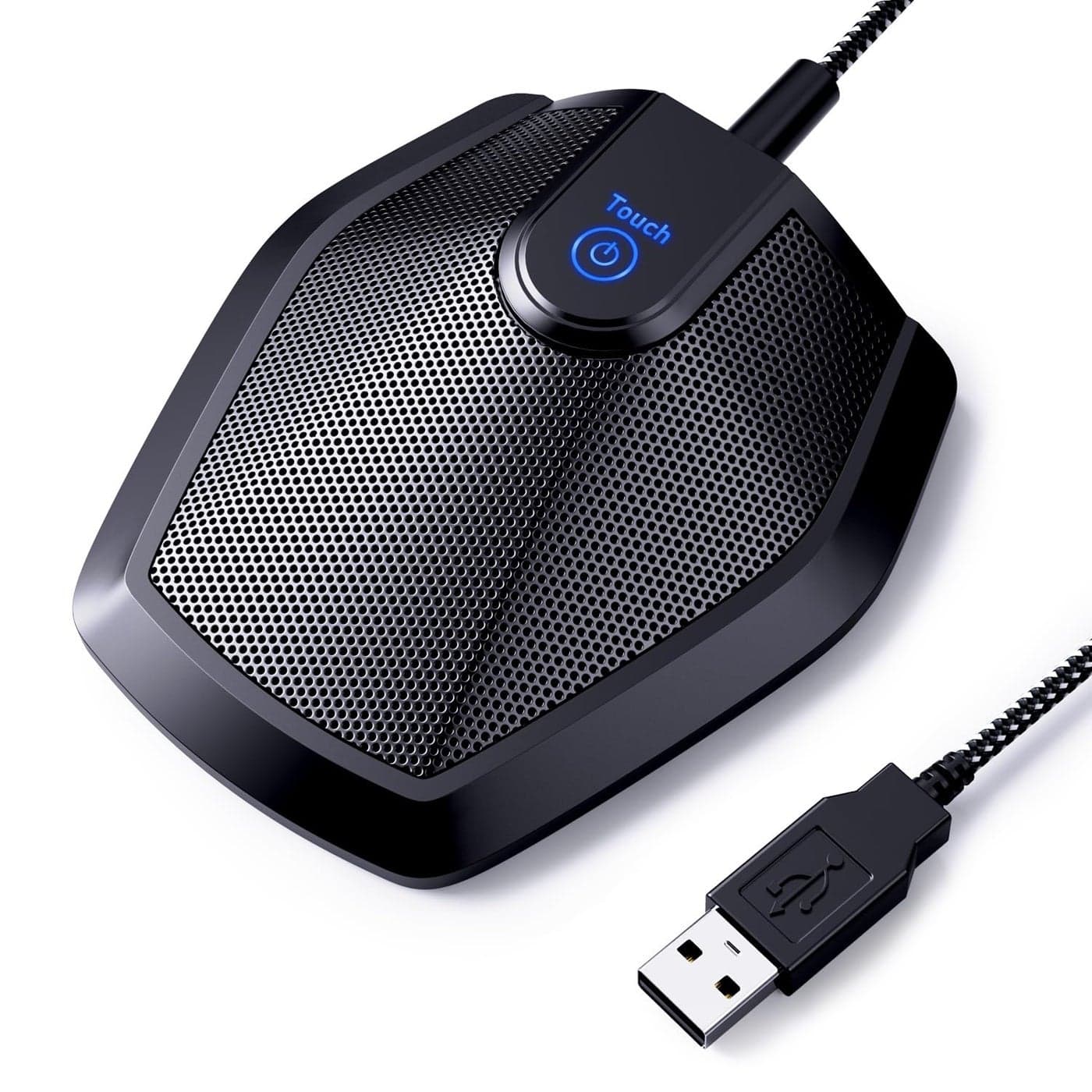 TONOR Conference USB Microphone, Omnidirectional Condenser PC Mic for Video Conference, Recording, Skype, Online Class, Court Reporter, Plug & Play Compatible with Mac OS X Windows PC Compute, G11
