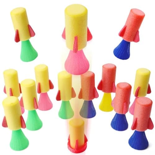 Sepco 24PCS Rocket Jumping Popper Spring Launcher Bouncy Jump Party Favors Pop up Bulk Toys for Kids Goodie Bag Filler Class Treasure Box Prizes