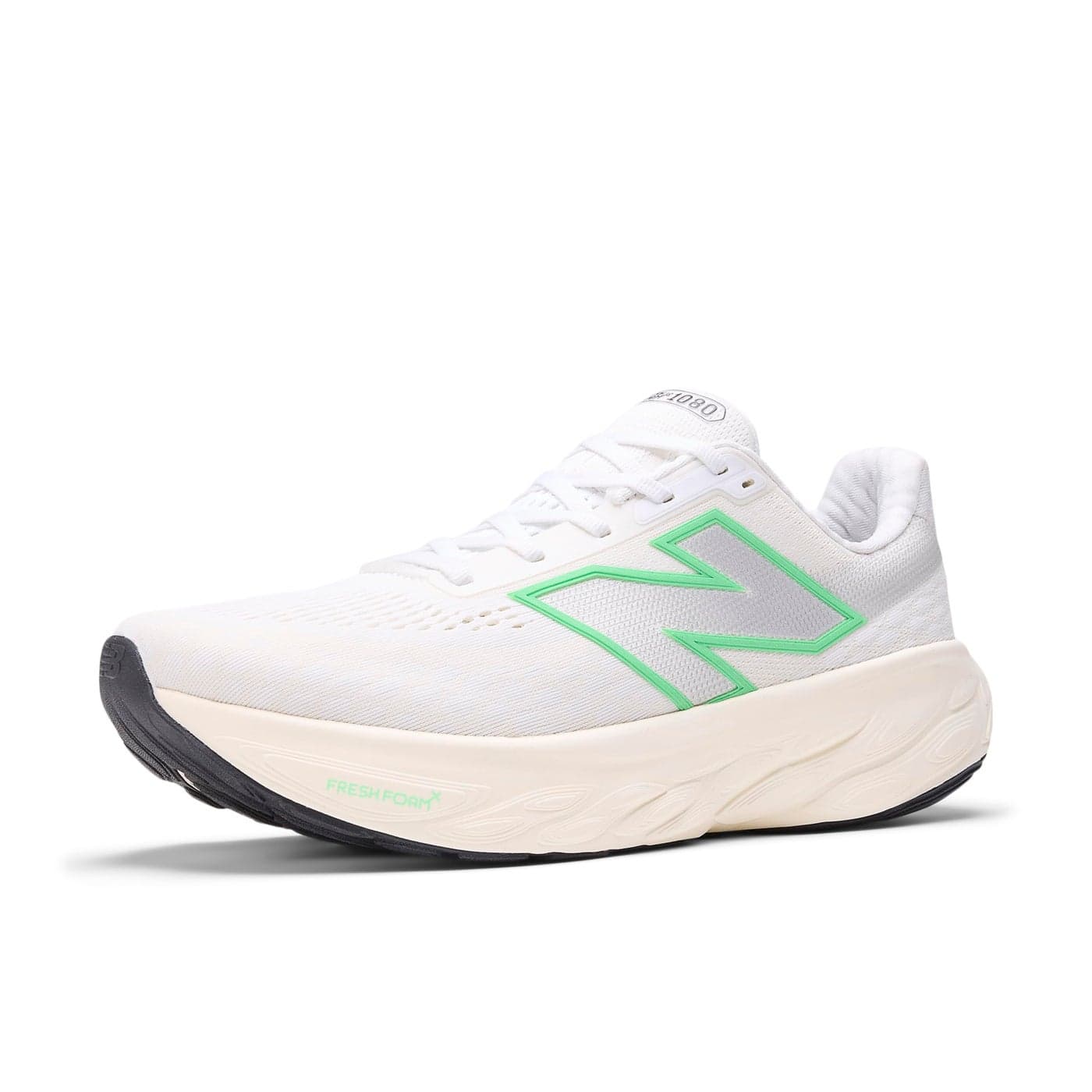 New Balance Mens Fresh Foam X 1080 V14 Running Shoe Nb 103 WhiteLime LeafAngora 16 Wide