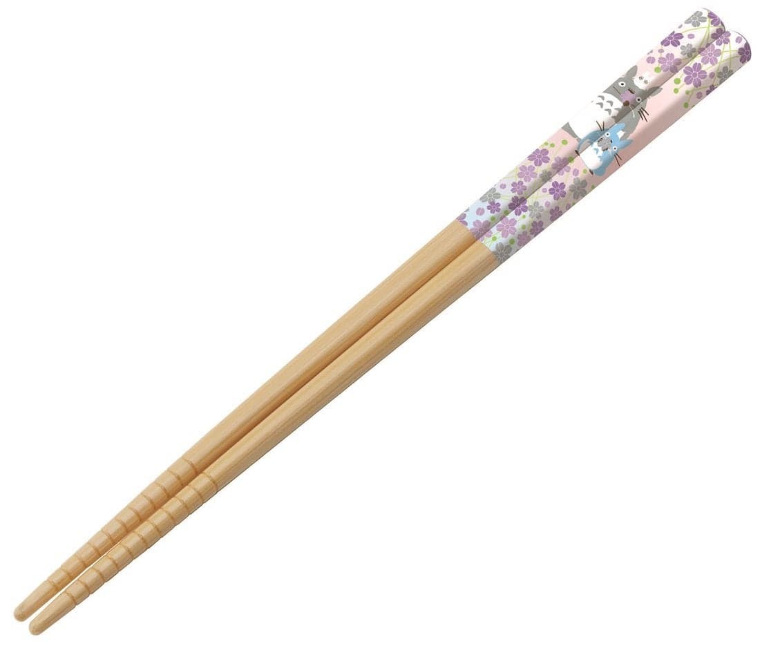 My Neighbor Totoro Bamboo Chopstick AntiSlip Grip for Ease of Use Authentic Japanese Design Flowers