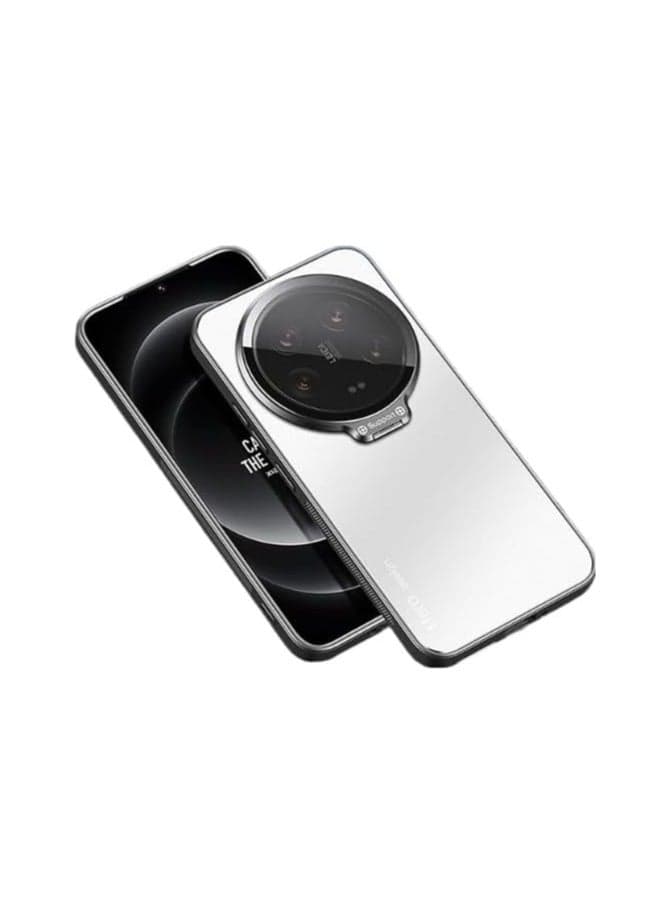 Case for Xiaomi 14 Ultra, Slim Shell Film Integrated Phone Case with stand, PC Hard Cover for Xiaomi 14 Ultra