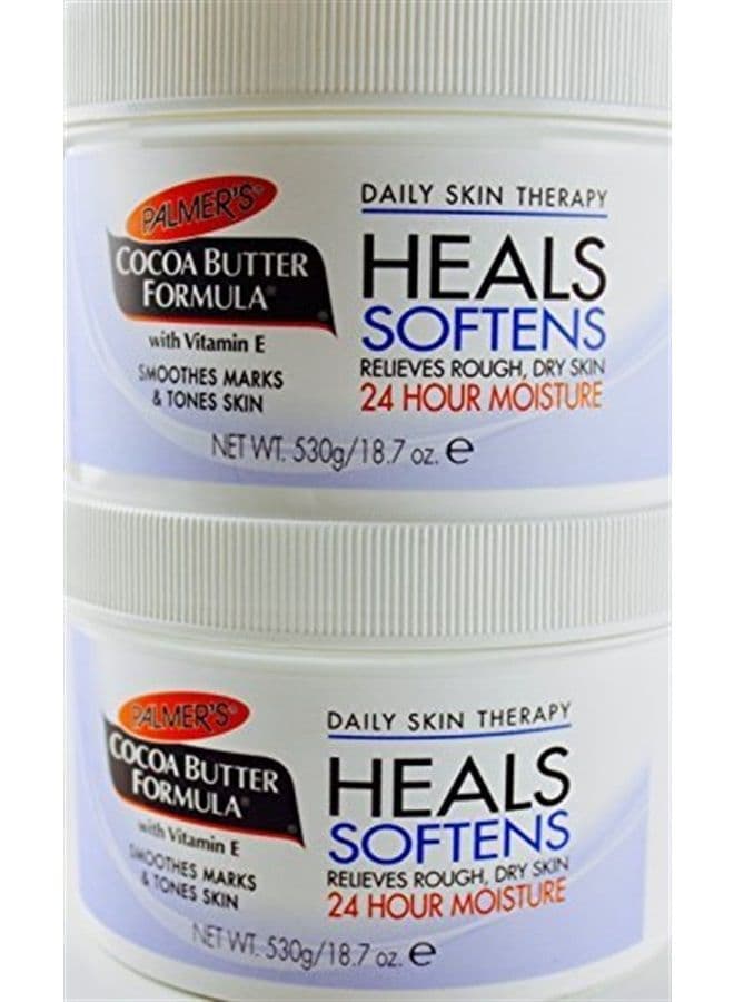 Cocoa Butter Formula with Vitamin E, 18.7 oz., 530 g, 2 Jars