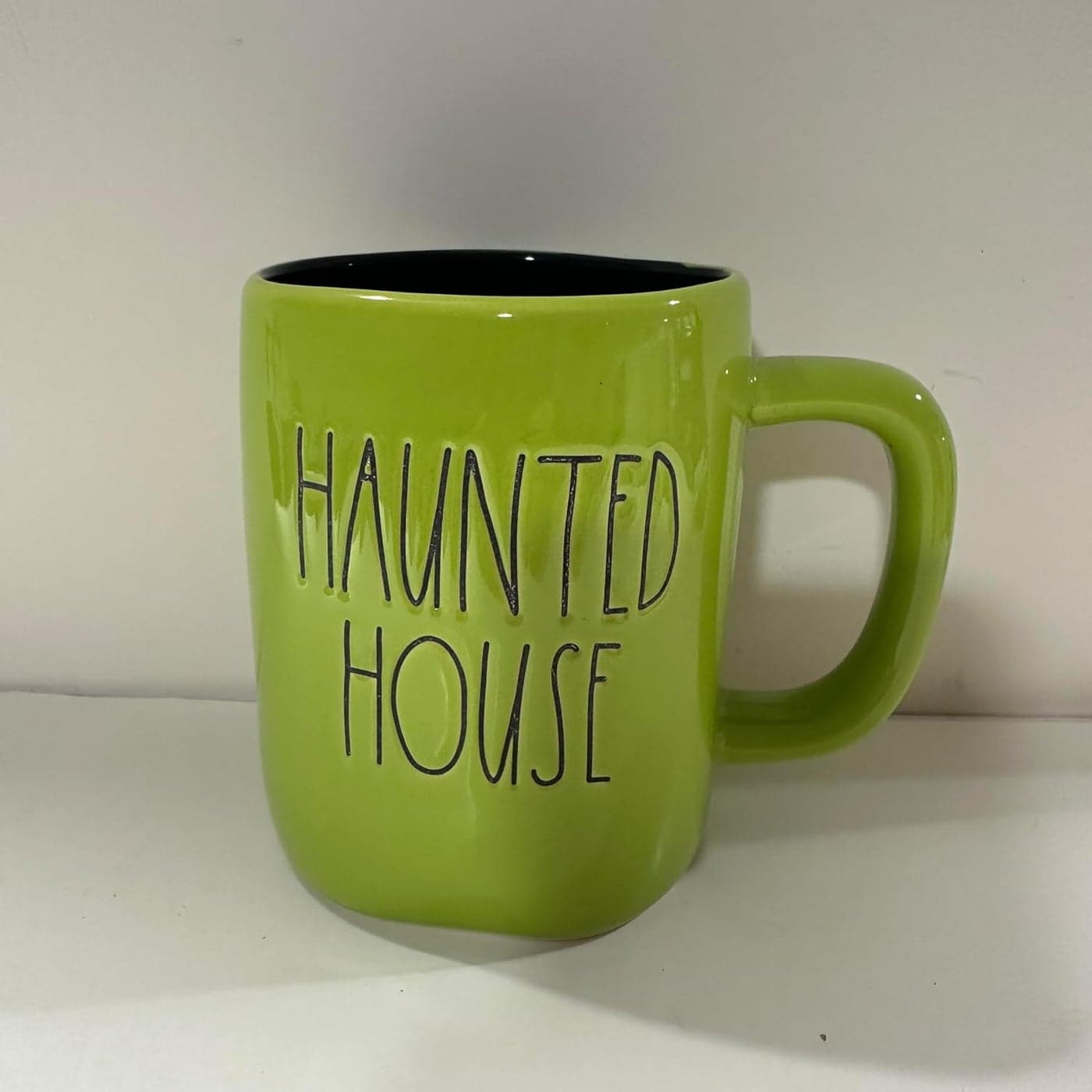 Rae HAUNTED HOUSE Coffee Mug Allside Green HALLOWEEN MUG Dunn by Magenta