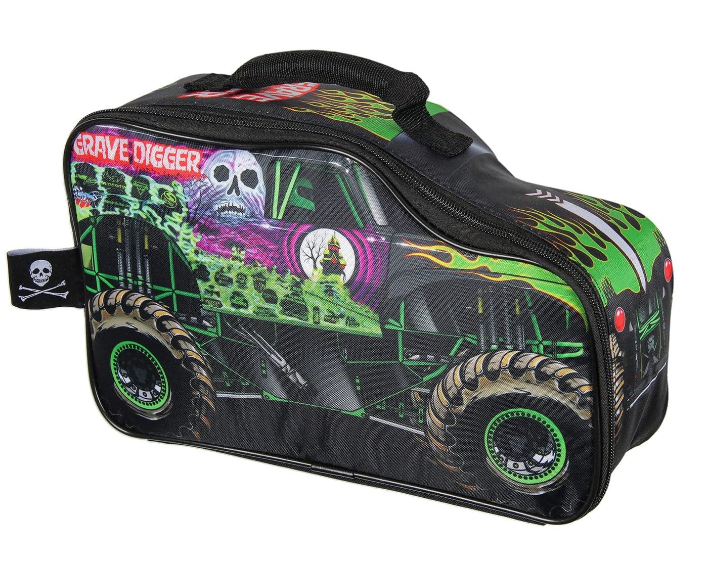 INTIMO Monster Jam Grave Digger Truck Shaped Insulated Big Large Work Lunch Box Bag