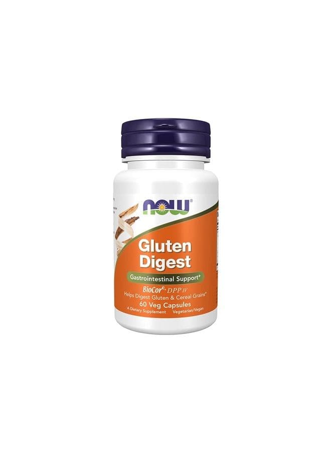 Supplements, Gluten Digest with BioCore®DPP IV, Gastrointestinal Support*, 60 Veg Capsules