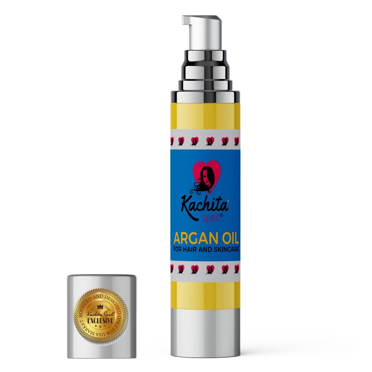 Kachita Spell Moroccan Argan Oil for Hair and Skin Premium Grade 100 Pure Moisturizer for Dry Damaged Skin Hair Face Body Scalp Nails