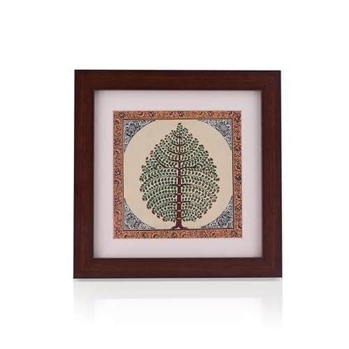 Bhumee Creations Tree of Life Desktop/Tabletop painting Frame | 6.5" X 6.5"