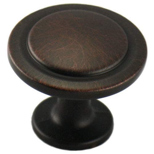 Cosmas 25 Pack 5560ORB Oil Rubbed Bronze Cabinet Hardware Round Knob - 1-1/4" Diameter