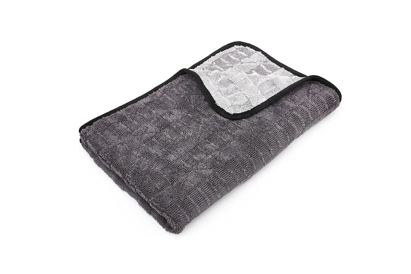 The Rag Company Gauntlet Car Drying Towel 7030 Korean Microfiber Dries Faster Without Scratching 900gsm 20x30 inches Ice GreyGrey Pack of 1
