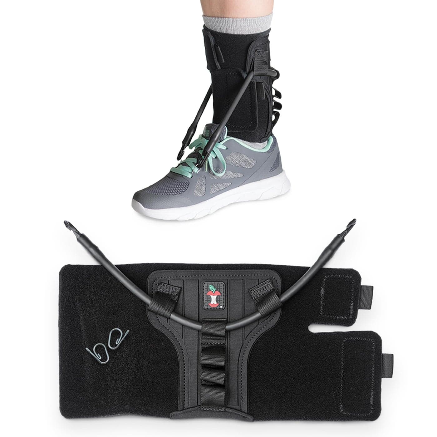 Core Products FootFlexor Foot Drop Brace for Walking, Soft Ankle Foot Orthosis for Men and Women - Medium/Large