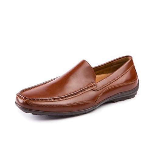Deer Stags Men's Drive Slip-On Loafer, Dark Luggage, 8 M US