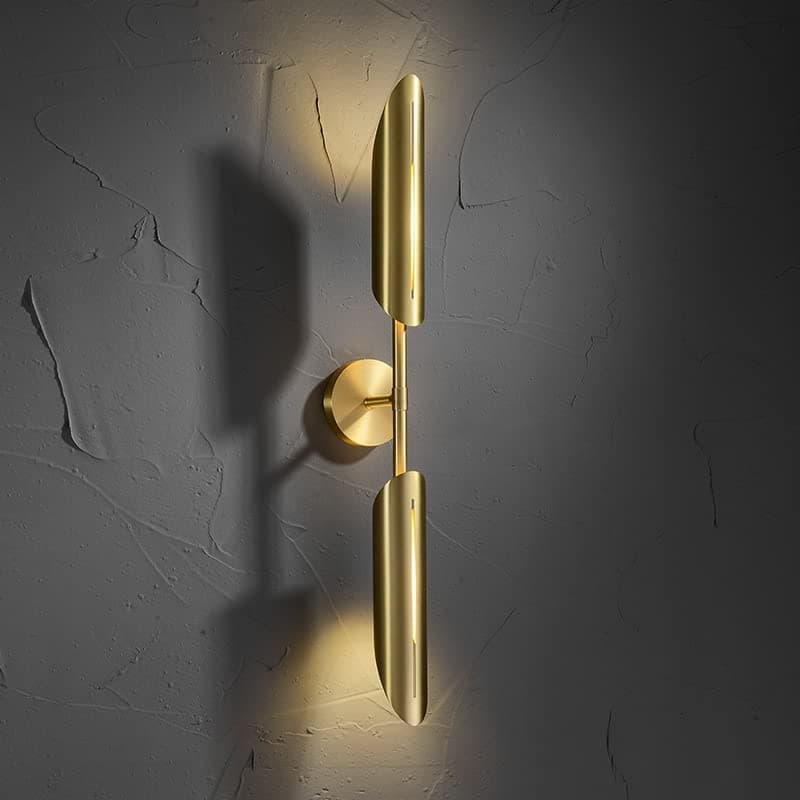 CITRA 500MM Electrplated Gold Long Wall Light Metal - Gold Warm White