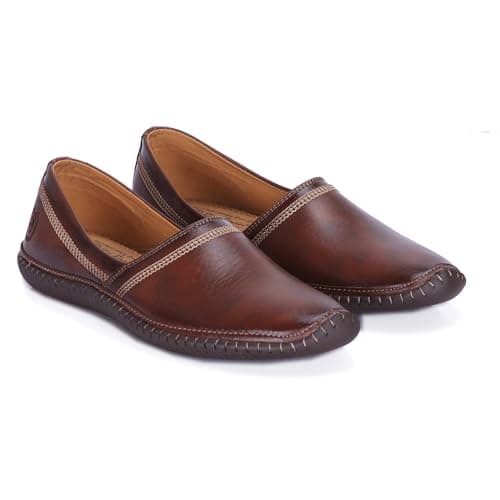 BIGBOON Men's Kolhapuri Ethnic Mojaris in Size