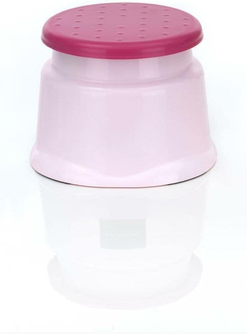 LANKESH ENTERPRISE Round Strong Plastic Stool or Bathroom sit Pink
