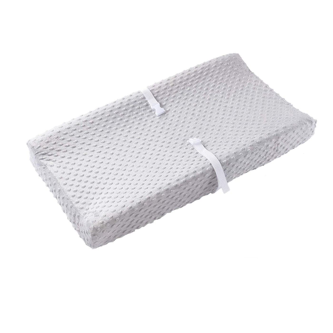 Baby Changing Pad Cover Super Soft Plush Dot Diaper Changing Table Covers for Baby Girls and Boys Ultra Comfortable Safe for Babies Fit 3234 x 16 Pad Gray