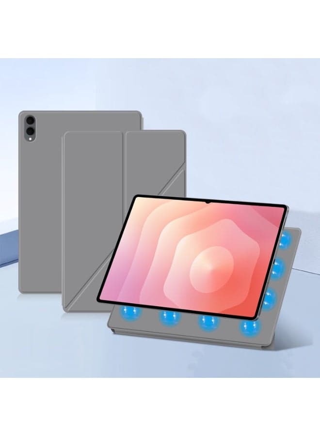 Case for Samsung Galaxy Tab S11 Ultra 14.6 inch 2025 Tablet Case with Auto Wake/Sleep, Magnetic Adsorption Lightweight PU Leather K-Fold Folio Flip Stand Cover