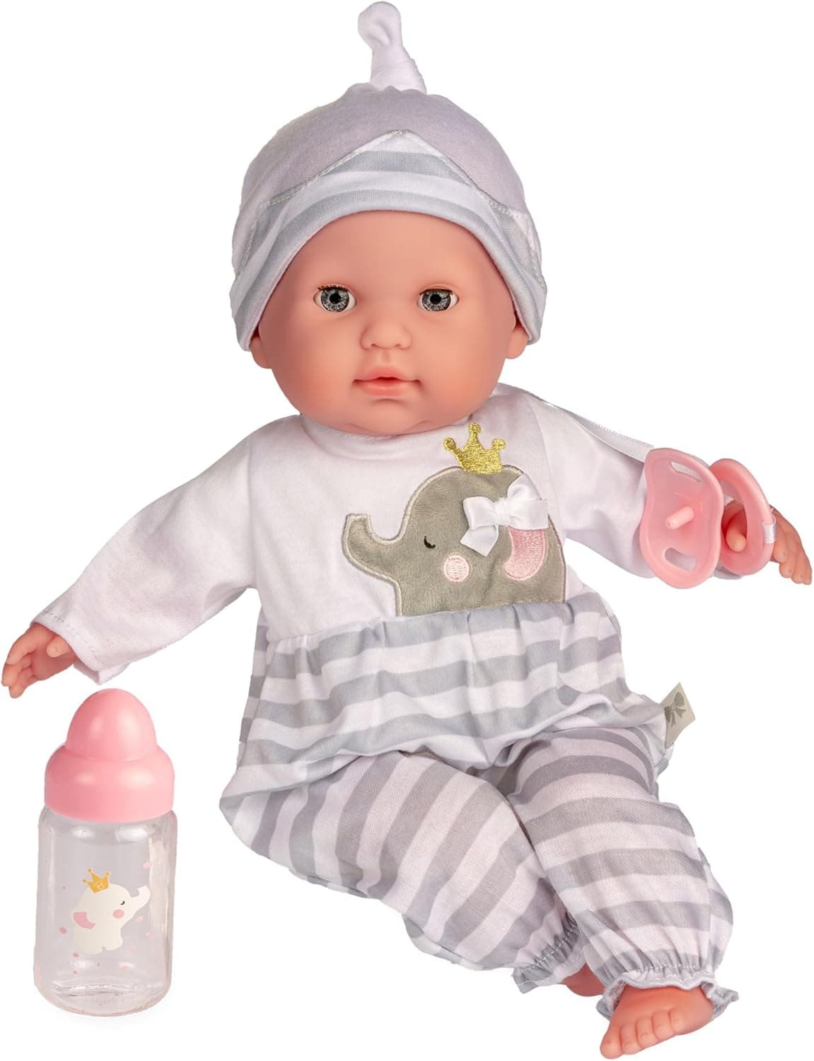 JC Toys Berenguer Boutique 15" Soft Body Baby Doll with Open/Close Eyes - Perfect for Children 2+