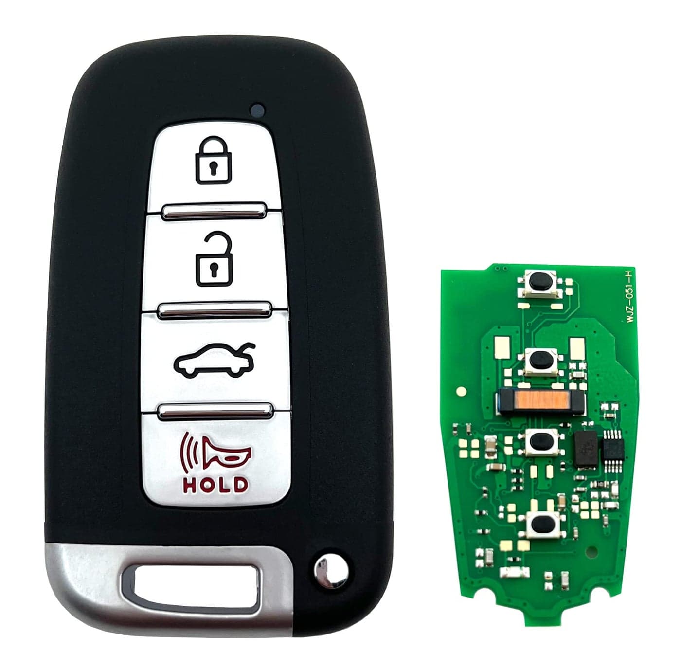 4 Buttons Keyless Remote Car Key Fob Fit for Hyundai 20122013 Elantra 20112014 Sonata Azera 20092014 Genesis Kia 20112013 Optima 20112013 Soul SY5HMFNA04 2015 Sonata Hybird Black