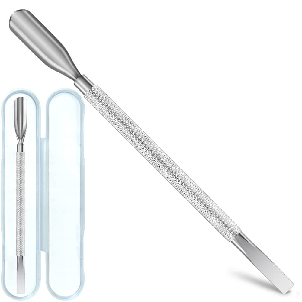 Alinana Cuticle Pusher and Cuticle Scraper Professional Grade Stainless Steel Cuticle pusher and cutter Manicure and Pedicure Tool