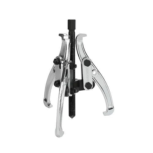 DURATECH 8Inch 3Jaw Gear Puller Removal Tool for Gears Pulleys Bearings and Flywheels Assembly Required CRV Steel