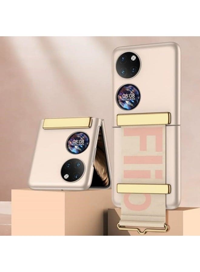 Case Compatible with P50 Pocket, Ultra-Thin Protective Cover with Strap, Shockproof Smartphone Protector P50 Pocket Case for P50 Pocket 2022