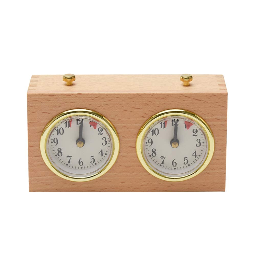 Professional Chess Clock Game Timer International Analogue IGO Count Up Count Down Timer No Battery Needed
