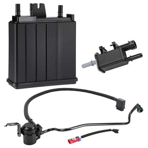 Threlaco 3 Pack EVAP Canister Kit Includes 215-464 15109431 911-149 12573648 Charcoal Canister, 214-1680 Purge Valve, 911-064 Vent Solenoid Compatible with GM Select Models